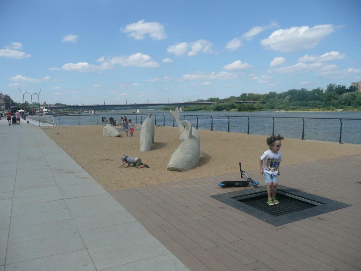 Sunny Wisla River Apartment Varsavia Esterno foto